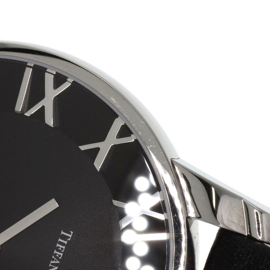 TIFFANY&Co. Watches Quartz Z1800.11.10A10A00A Stainless Steel Silver Atlas Dome black dial