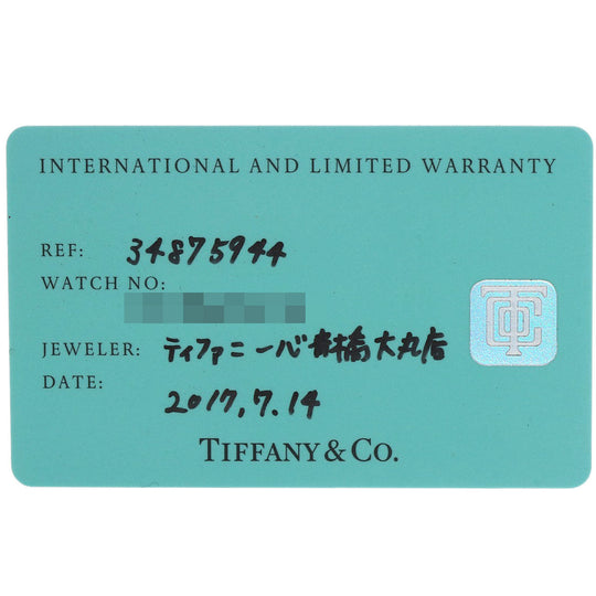 TIFFANY&Co. Watches Quartz Z1800.11.10A10A00A Stainless Steel Silver Atlas Dome black dial