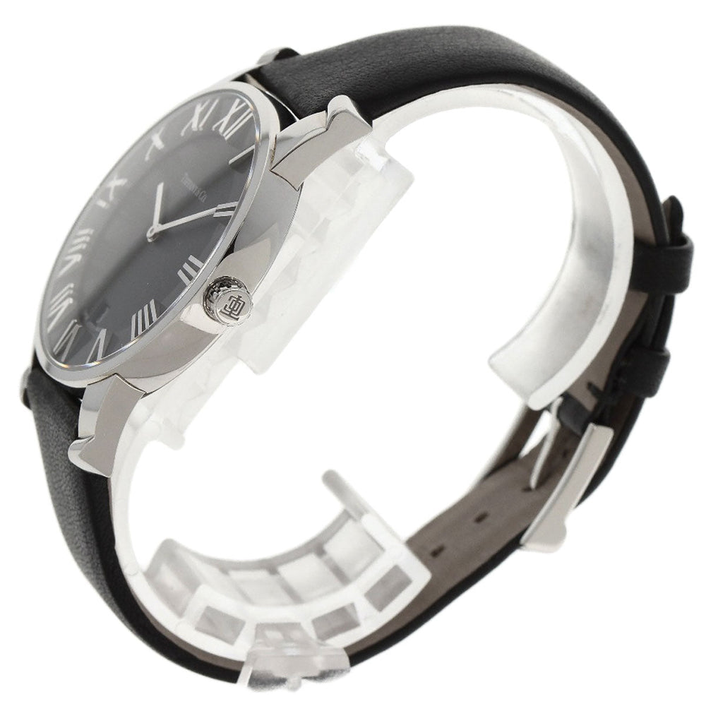 TIFFANY&Co. Watches Quartz Z1800.11.10A10A00A Stainless Steel Silver Atlas Dome black dial