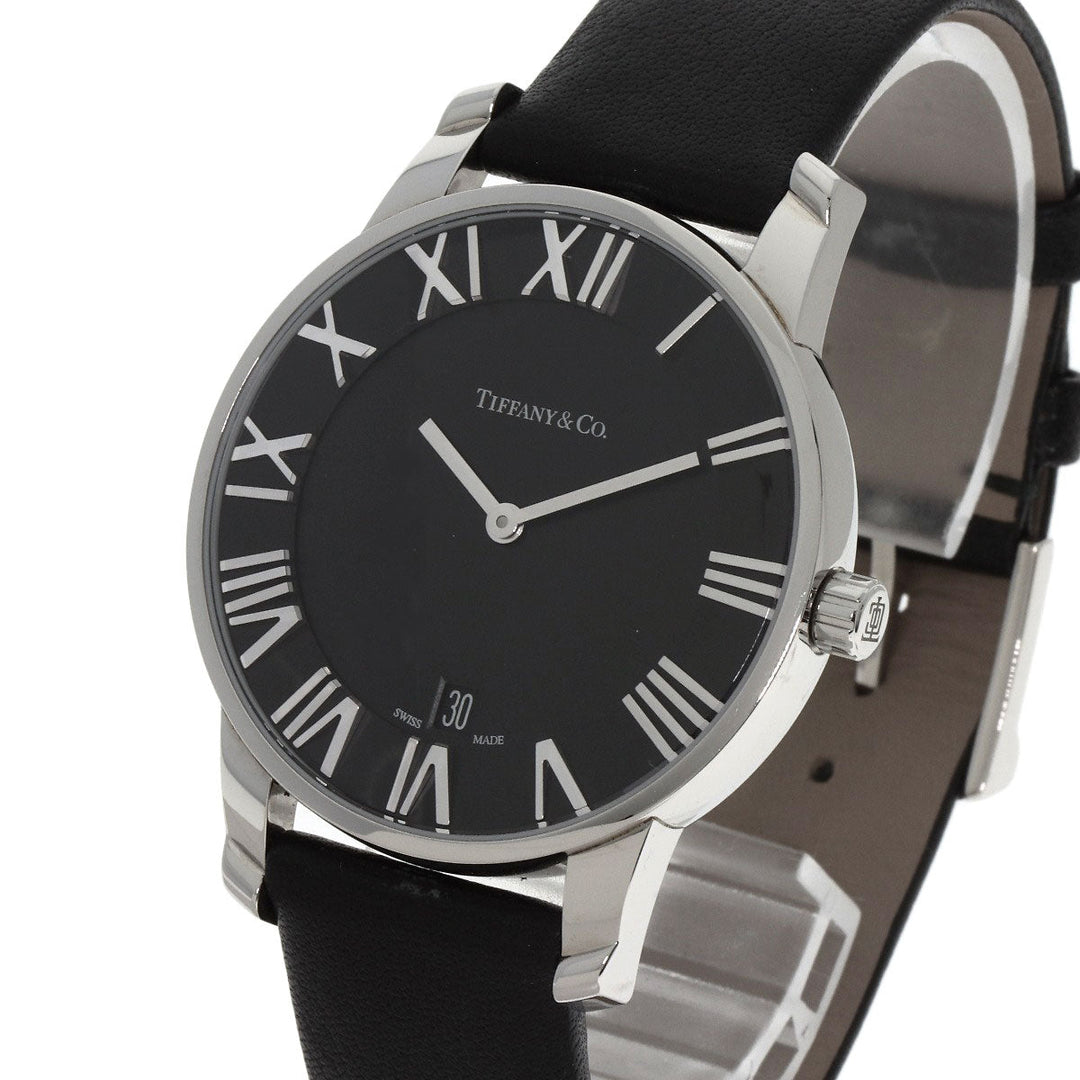 TIFFANY&Co. Watches Quartz Z1800.11.10A10A00A Stainless Steel Silver Atlas Dome black dial