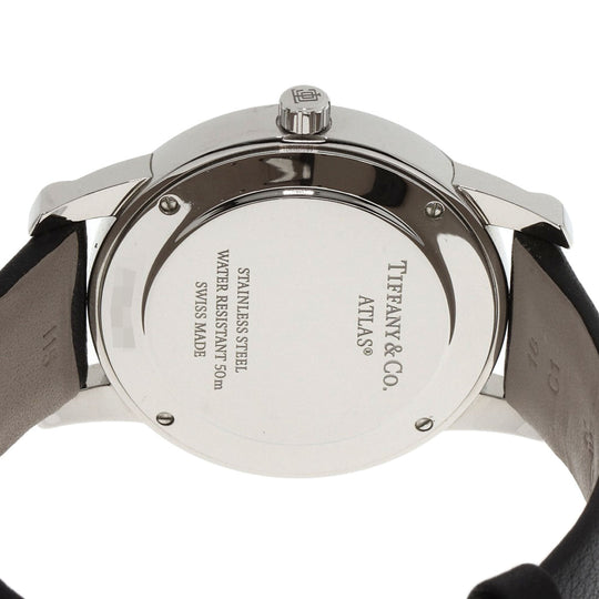 TIFFANY&Co. Watches Quartz Z1800.11.10A10A00A Stainless Steel Silver Atlas Dome black dial