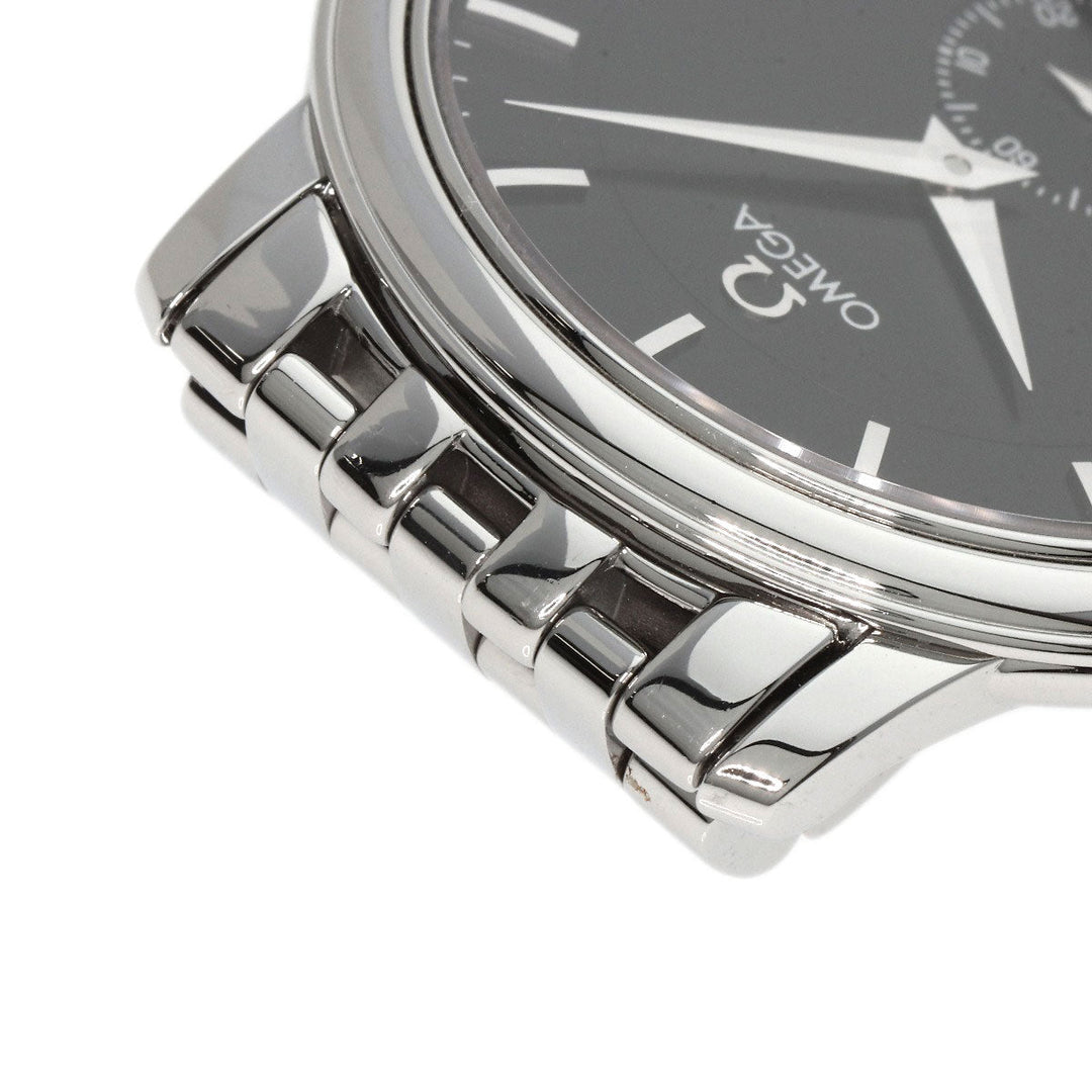 OMEGA Watches Hand Winding 4520.51 Stainless Steel , Stainless Steel Silver De Ville Prestige Small Second black dial mens Used Authentic