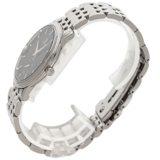 OMEGA Watches Hand Winding 4520.51 Stainless Steel , Stainless Steel Silver De Ville Prestige Small Second black dial mens Used Authentic