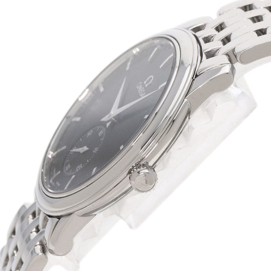 OMEGA Watches Hand Winding 4520.51 Stainless Steel , Stainless Steel Silver De Ville Prestige Small Second black dial mens Used Authentic
