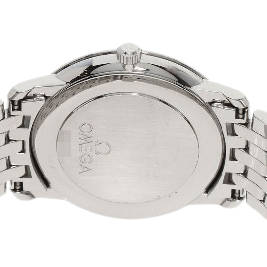 OMEGA Watches Hand Winding 4520.51 Stainless Steel , Stainless Steel Silver De Ville Prestige Small Second black dial mens Used Authentic