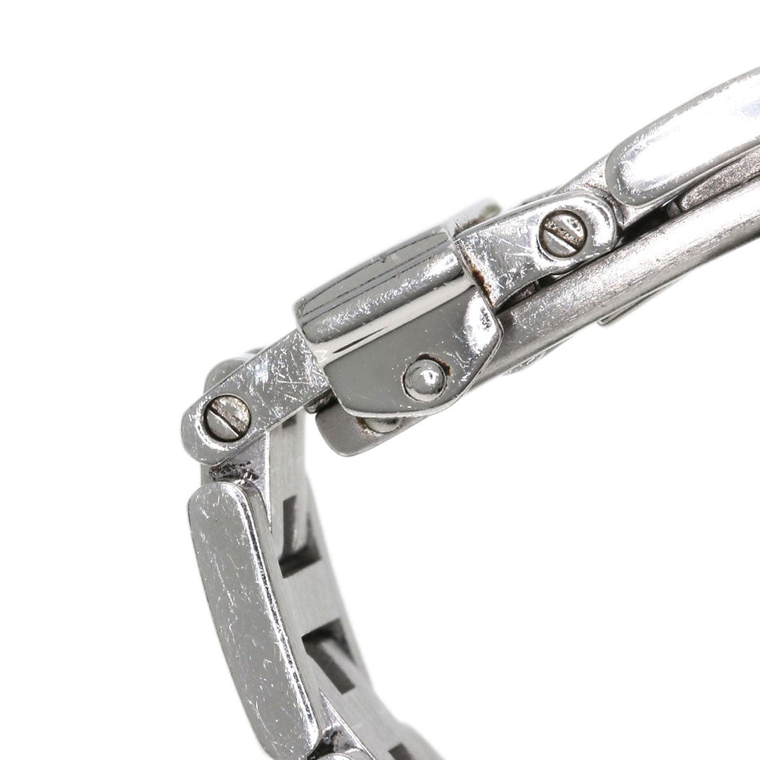 HERMES Watches Quartz CL4.210 Stainless Steel , Stainless Steel Silver Clipper Nacre White shell dial Women Used Authentic