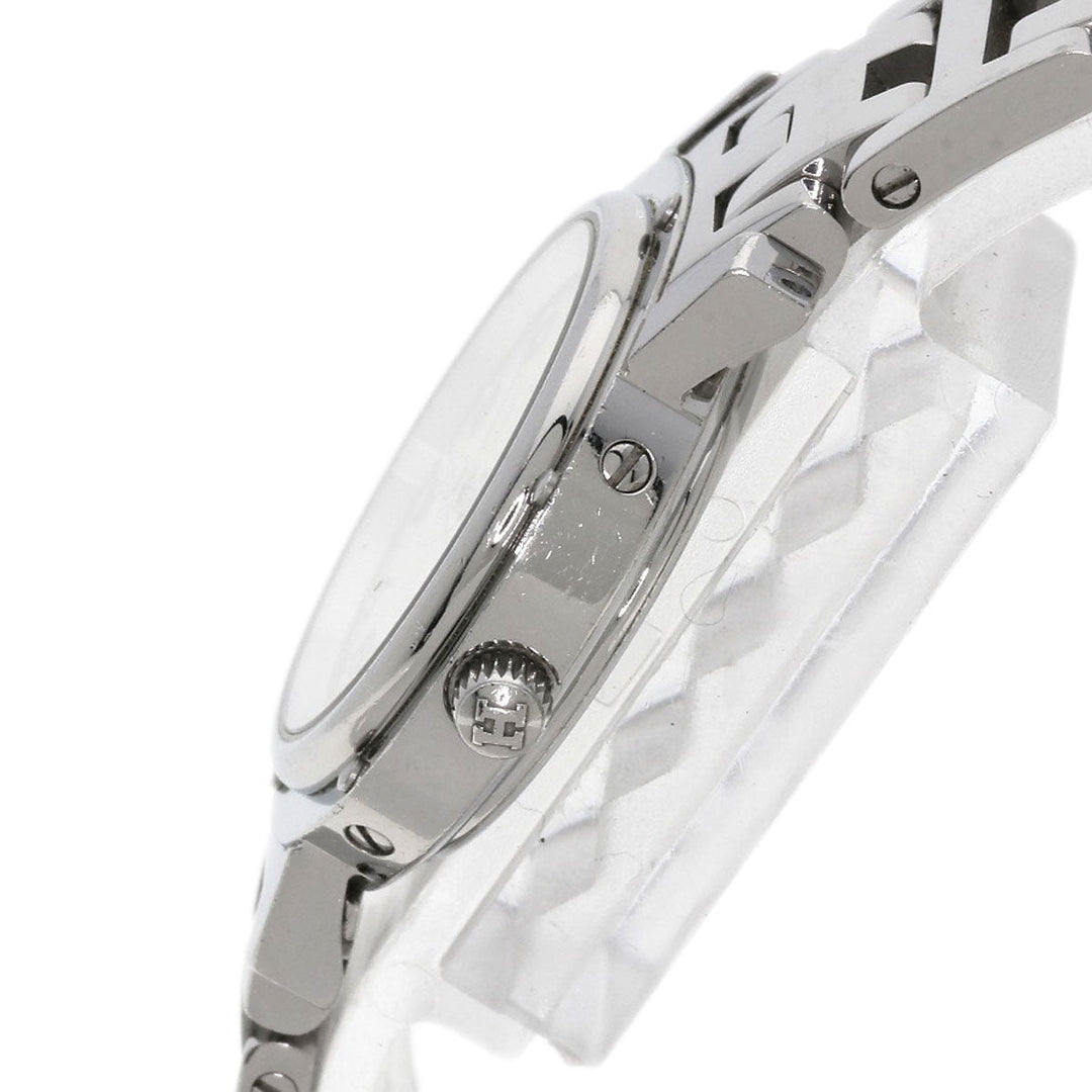 HERMES Watches Quartz CL4.210 Stainless Steel , Stainless Steel Silver Clipper Nacre White shell dial Women Used Authentic