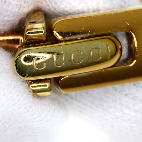 GUCCI Watches Quartz 1400L PGP , PGP gold Round face Brown dial Women Used Authentic