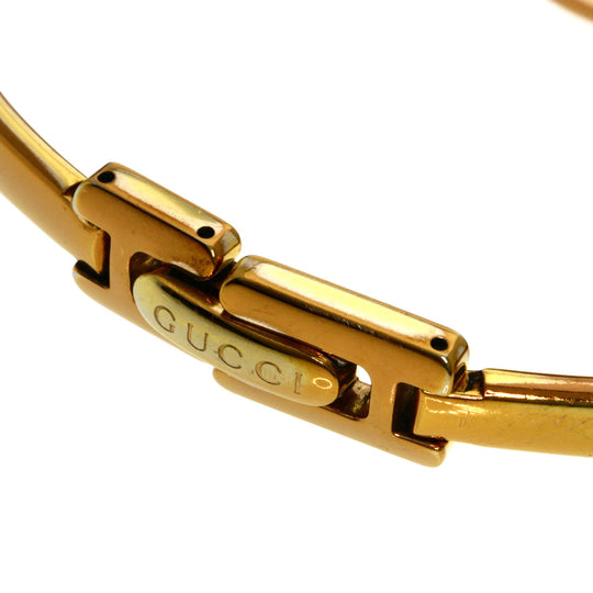 GUCCI Watches Quartz 1400L PGP , PGP gold Round face Brown dial Women Used Authentic