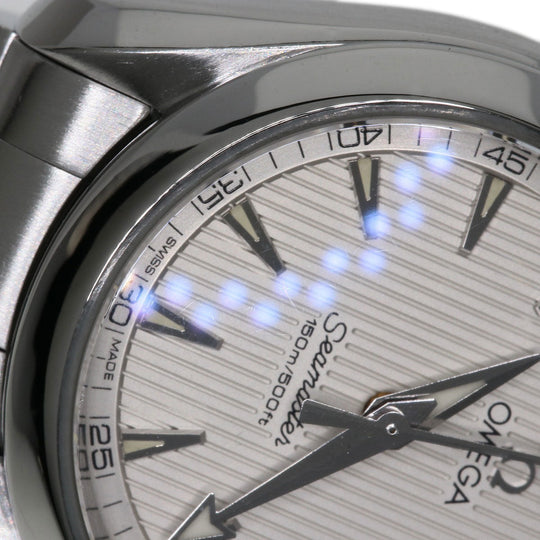 OMEGA Watches Quartz 231.10.30.61.02.001 Stainless Steel , Stainless Steel Silver Seamaster Aqua Terra 1.2" Silver dial Women Used Authentic