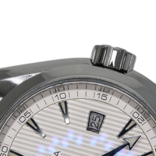 OMEGA Watches Quartz 231.10.30.61.02.001 Stainless Steel , Stainless Steel Silver Seamaster Aqua Terra 1.2" Silver dial Women Used Authentic