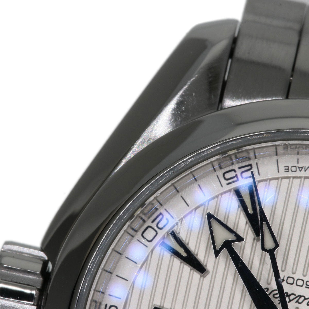 OMEGA Watches Quartz 231.10.30.61.02.001 Stainless Steel , Stainless Steel Silver Seamaster Aqua Terra 1.2" Silver dial Women Used Authentic