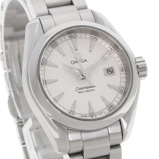 OMEGA Watches Quartz 231.10.30.61.02.001 Stainless Steel , Stainless Steel Silver Seamaster Aqua Terra 1.2" Silver dial Women Used Authentic