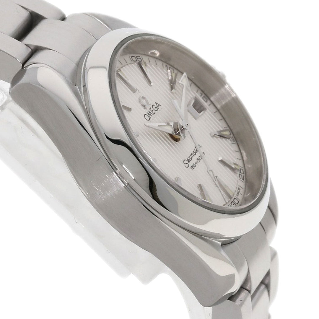 OMEGA Watches Quartz 231.10.30.61.02.001 Stainless Steel , Stainless Steel Silver Seamaster Aqua Terra 1.2" Silver dial Women Used Authentic