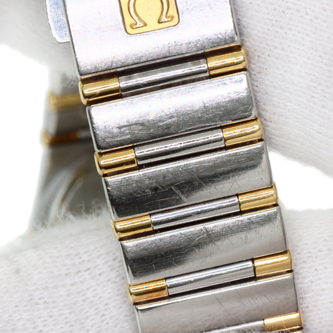 OMEGA Watches Quartz 1372.30 Stainless Steel , SSxK18YG , K18YG Silver Constellation Ivory dial Women Used Authentic