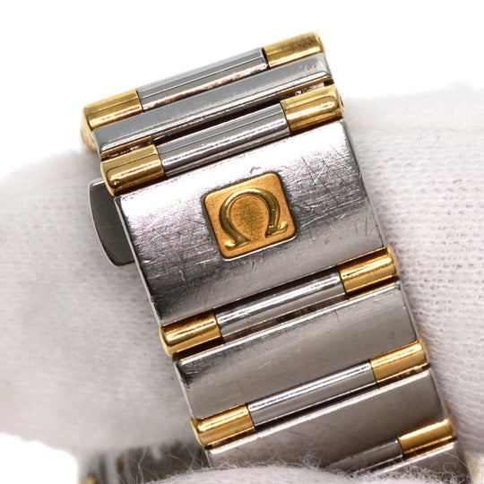 OMEGA Watches Quartz 1372.30 Stainless Steel , SSxK18YG , K18YG Silver Constellation Ivory dial Women Used Authentic
