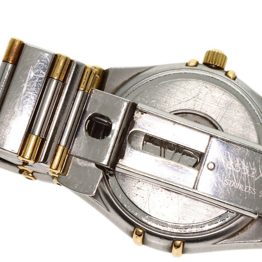OMEGA Watches Quartz 1372.30 Stainless Steel , SSxK18YG , K18YG Silver Constellation Ivory dial Women Used Authentic