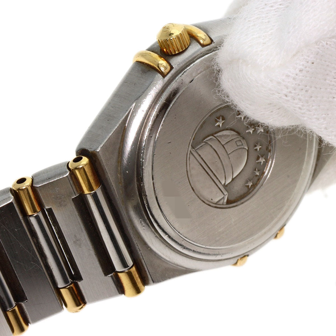 OMEGA Watches Quartz 1372.30 Stainless Steel , SSxK18YG , K18YG Silver Constellation Ivory dial Women Used Authentic