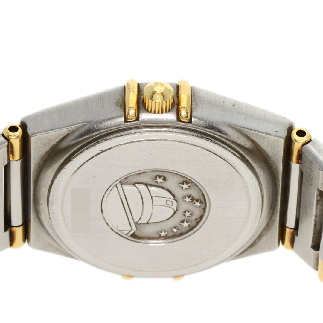 OMEGA Watches Quartz 1372.30 Stainless Steel , SSxK18YG , K18YG Silver Constellation Ivory dial Women Used Authentic