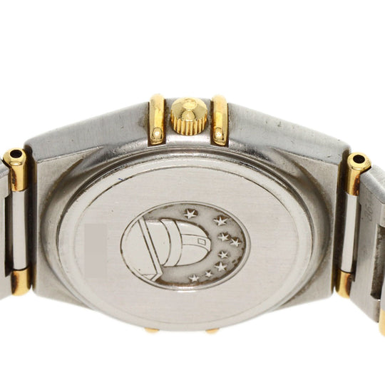 OMEGA Watches Quartz 1372.30 Stainless Steel , SSxK18YG , K18YG Silver Constellation Ivory dial Women Used Authentic