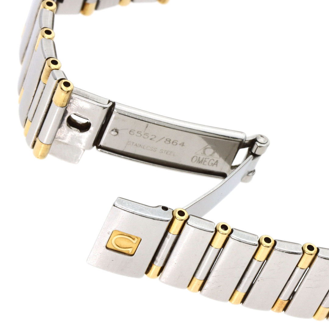 OMEGA Watches Quartz 1372.30 Stainless Steel , SSxK18YG , K18YG Silver Constellation Ivory dial Women Used Authentic