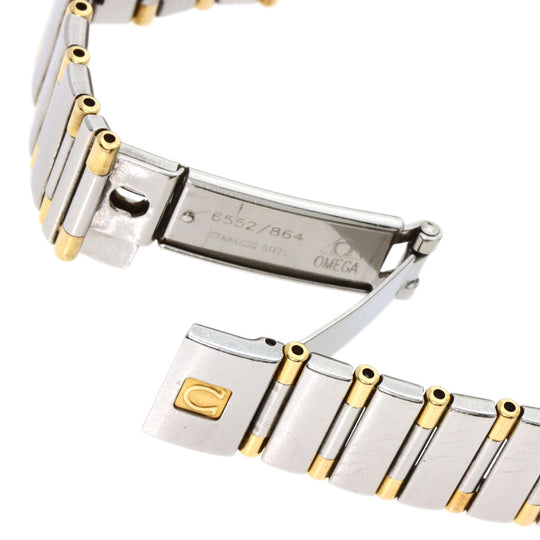OMEGA Watches Quartz 1372.30 Stainless Steel , SSxK18YG , K18YG Silver Constellation Ivory dial Women Used Authentic