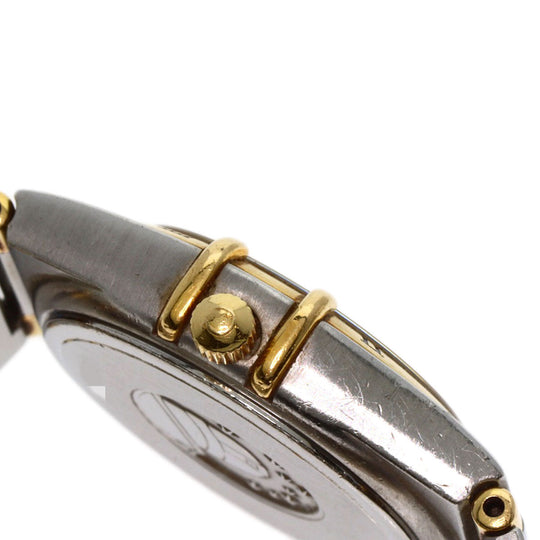 OMEGA Watches Quartz 1372.30 Stainless Steel , SSxK18YG , K18YG Silver Constellation Ivory dial Women Used Authentic