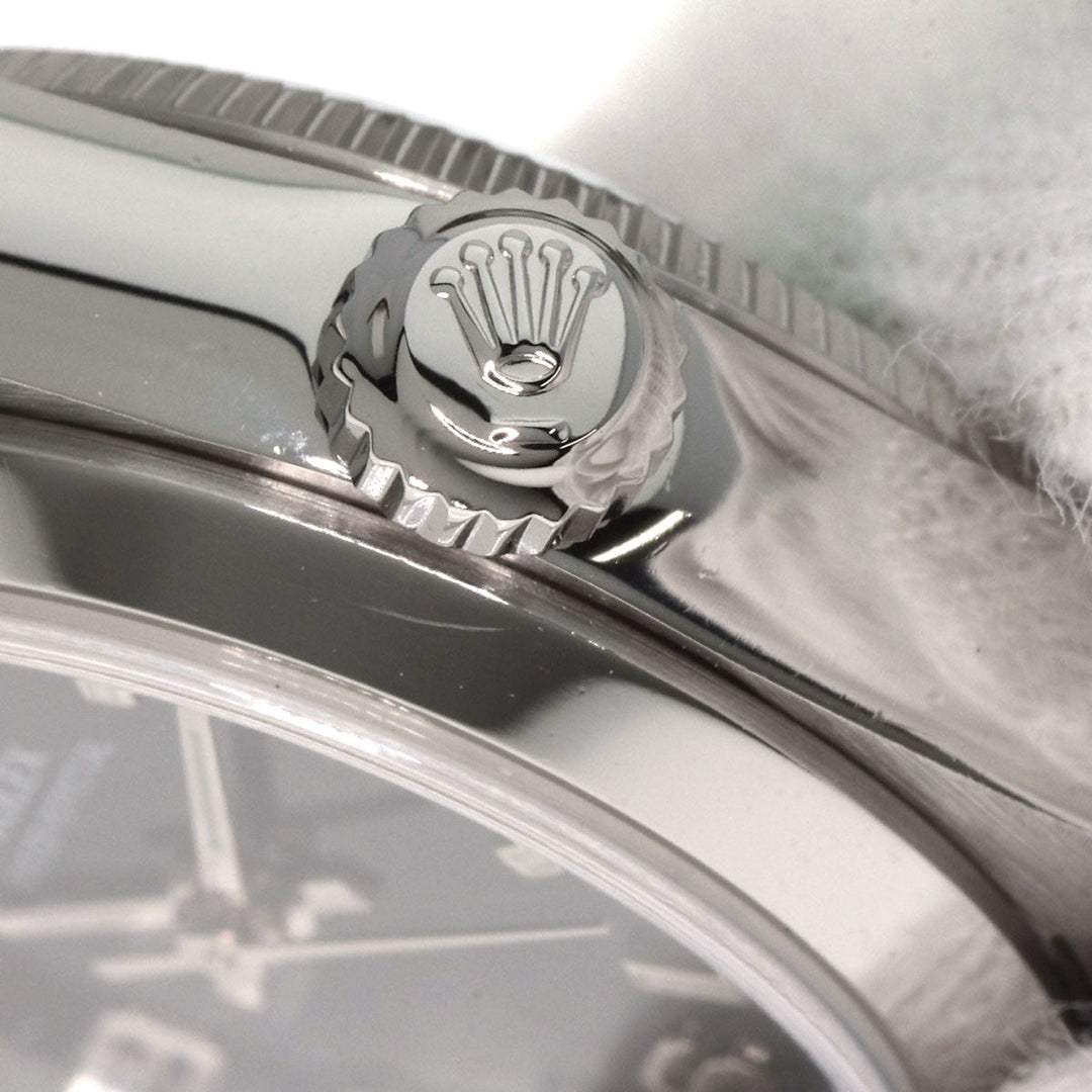 ROLEX Watches Mechanical Automatic 76080 Stainless Steel , Stainless Steel Silver Oyster Perpetual 369 black dial Women Used Authentic