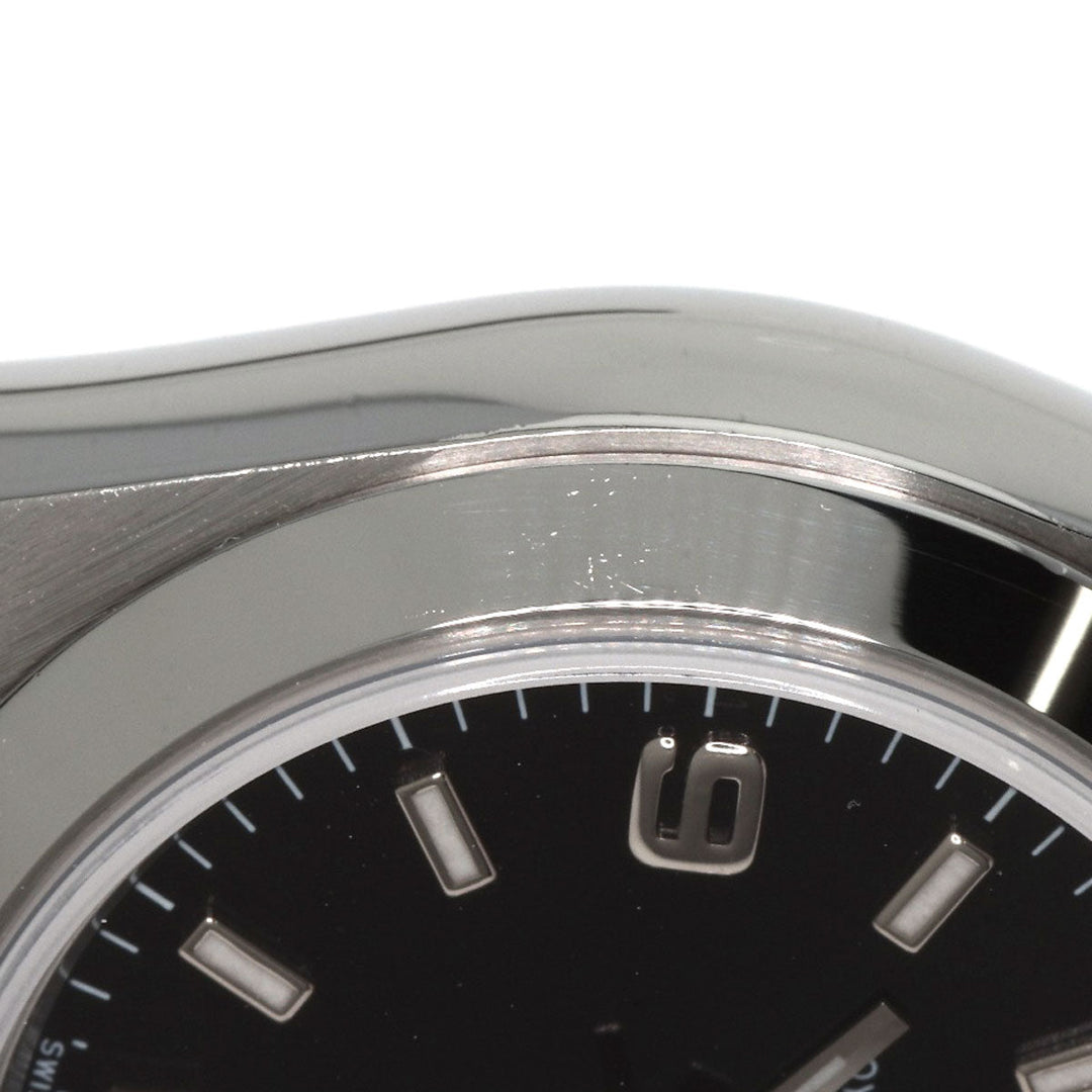 ROLEX Watches Mechanical Automatic 76080 Stainless Steel , Stainless Steel Silver Oyster Perpetual 369 black dial Women Used Authentic