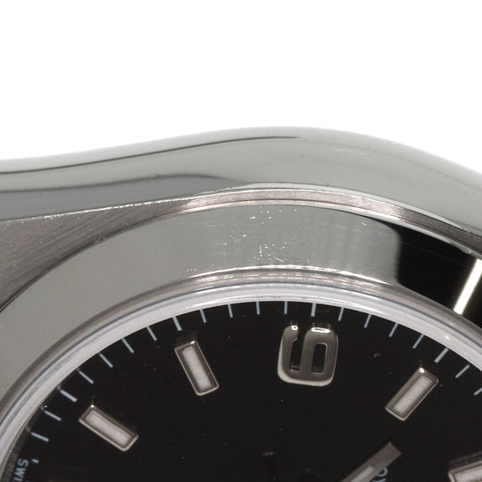 ROLEX Watches Mechanical Automatic 76080 Stainless Steel , Stainless Steel Silver Oyster Perpetual 369 black dial Women Used Authentic