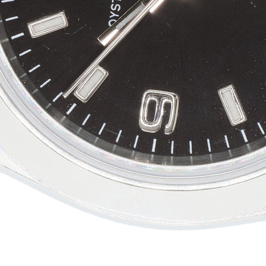 ROLEX Watches Mechanical Automatic 76080 Stainless Steel , Stainless Steel Silver Oyster Perpetual 369 black dial Women Used Authentic