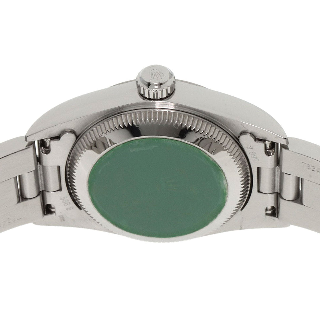 ROLEX Watches Mechanical Automatic 76080 Stainless Steel , Stainless Steel Silver Oyster Perpetual 369 black dial Women Used Authentic