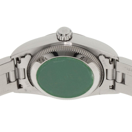 ROLEX Watches Mechanical Automatic 76080 Stainless Steel , Stainless Steel Silver Oyster Perpetual 369 black dial Women Used Authentic