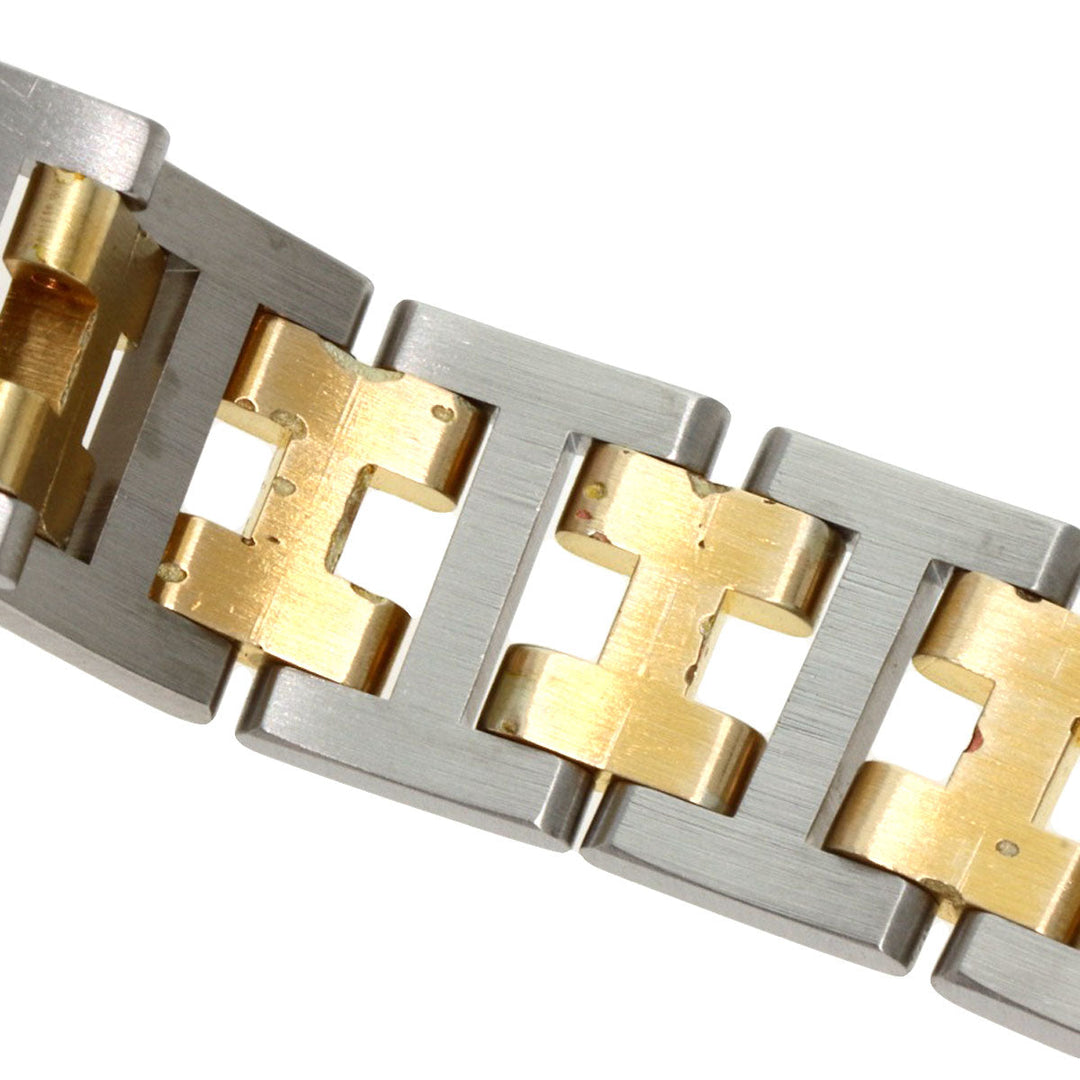 HERMES Watches Quartz Stainless Steel , SSxGP Silver Arceau gold dial Women Used Authentic