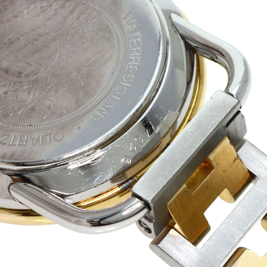 HERMES Watches Quartz Stainless Steel , SSxGP Silver Arceau gold dial Women Used Authentic