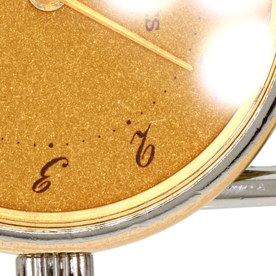 HERMES Watches Quartz Stainless Steel , SSxGP Silver Arceau gold dial Women Used Authentic