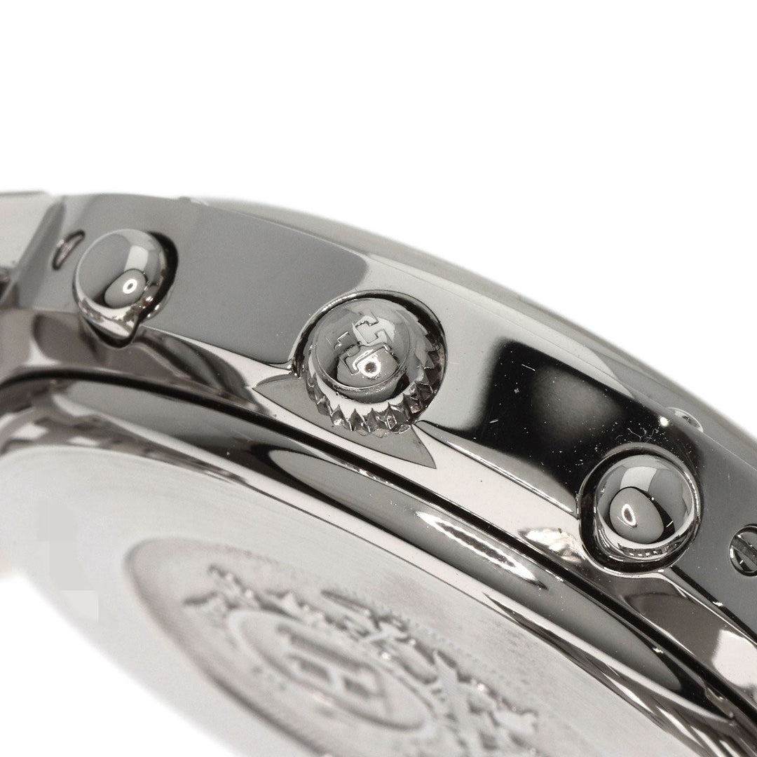 HERMES Watches Quartz CL1.910 Stainless Steel , Stainless Steel Silver Clipper Chronograph white dial mens Used Authentic