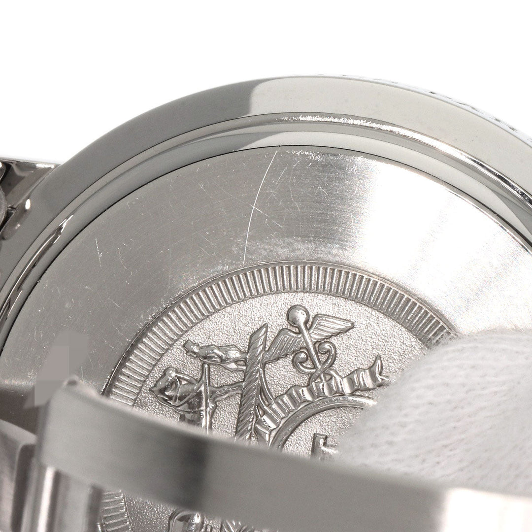 HERMES Watches Quartz CL1.910 Stainless Steel , Stainless Steel Silver Clipper Chronograph white dial mens Used Authentic