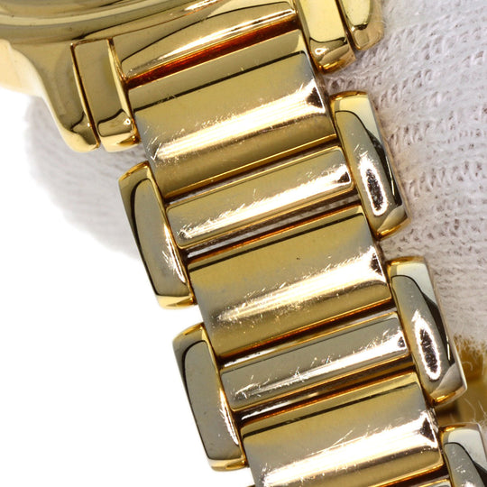 FENDI Watches Quartz 25000L Gold Plated , Gold Plated gold Round face white dial Women Used Authentic