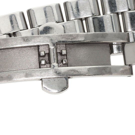 GUCCI Watches Quartz 3600L Stainless Steel , Stainless Steel Silver G logo black dial Women Used Authentic