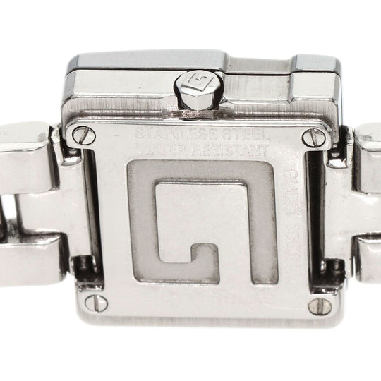 GUCCI Watches Quartz 3600L Stainless Steel , Stainless Steel Silver G logo black dial Women Used Authentic