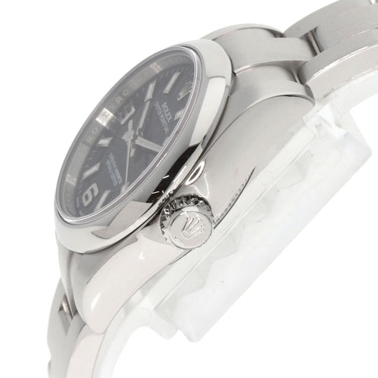 ROLEX Watches Mechanical Automatic 176200 Stainless Steel , Stainless Steel Silver Oyster perpetual black dial Women Used Authentic