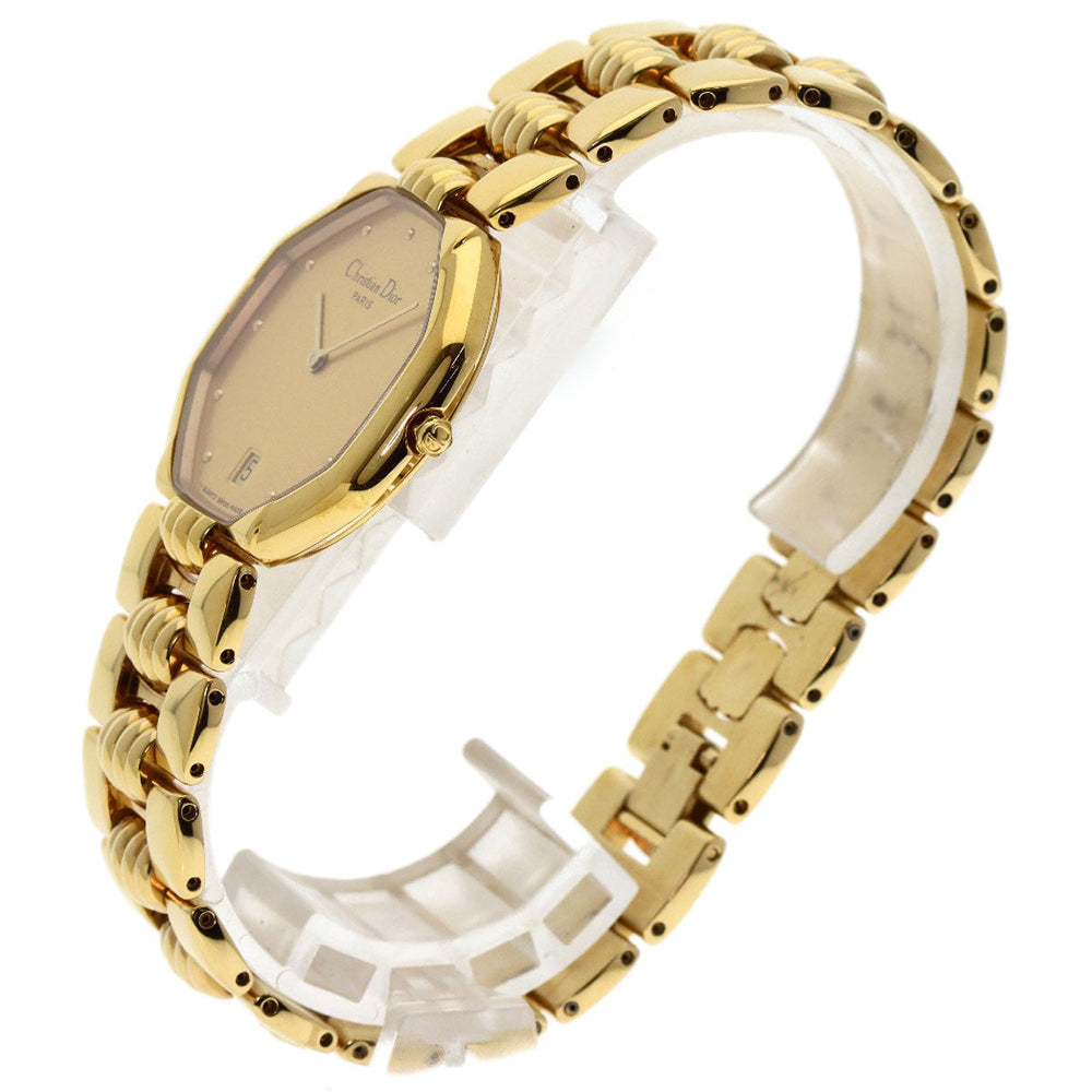 Christian Dior Watches Quartz 45 154 Gold Plated gold Octagon Depose gold dial