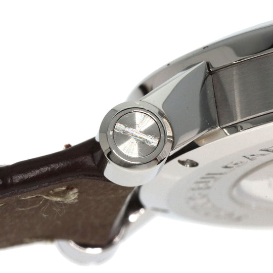 BVLGARI Watches Mechanical Automatic SB42SDR Stainless Steel, Leather Silver Sotirio Retrograde 125th Anniversary Model white dial mens Used Authentic