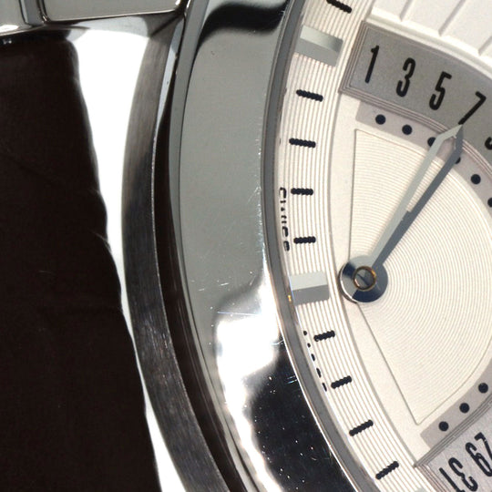 BVLGARI Watches Mechanical Automatic SB42SDR Stainless Steel, Leather Silver Sotirio Retrograde 125th Anniversary Model white dial mens Used Authentic
