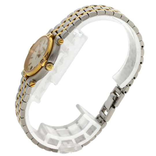 GUCCI Watches Quartz 9000L Stainless Steel , SSxGP , Gold Plated gold Round face Ivory dial Women Used Authentic