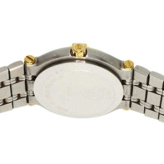 GUCCI Watches Quartz 9000L Stainless Steel , SSxGP , Gold Plated gold Round face Ivory dial Women Used Authentic