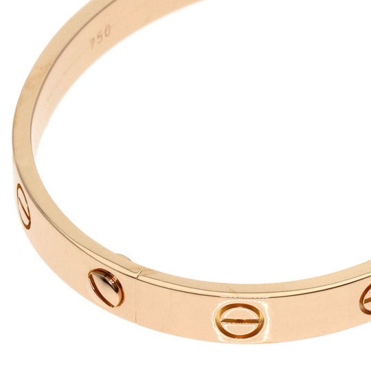 CARTIER bracelet 18K Pink Gold gold Love Bracelet with Driver #16 Women Used Authentic