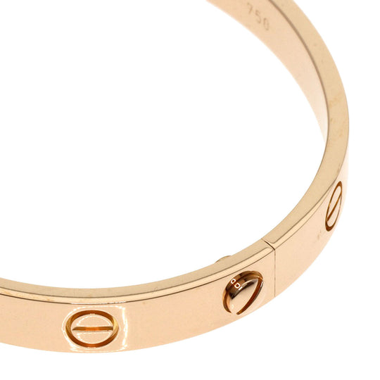 CARTIER bracelet 18K Pink Gold gold Love Bracelet with Driver #16 Women Used Authentic