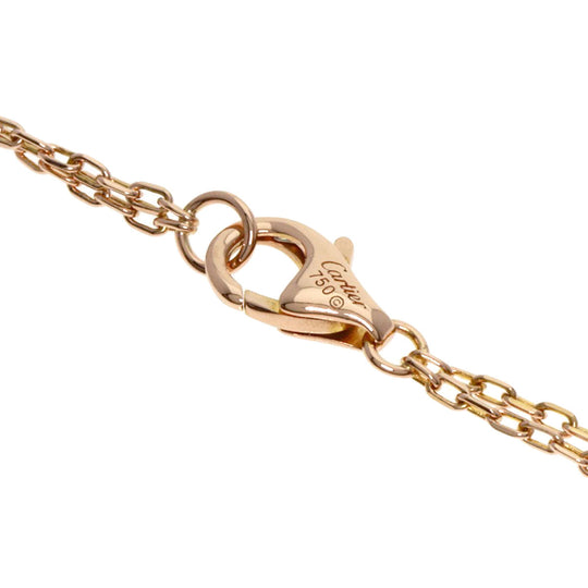 CARTIER bracelet 18K Pink Gold gold Love Circle 1P Diamond Women Used Authentic